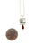 Zircon and Garnet Horizon Pendant-Necklaces-Ashka Dymel-Pistachios