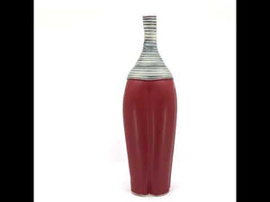 Large Ceramic Vase - Red